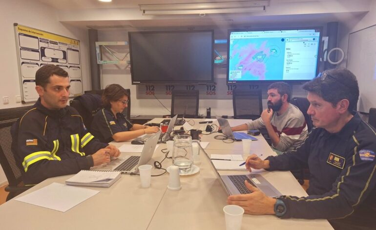 El 112 atiende una decena de incidentes por las lluvias de este martes en Baleares, «ninguno de relevancia»