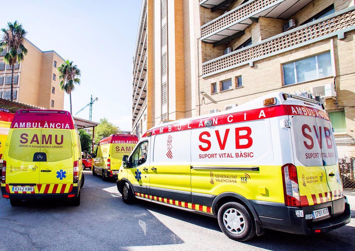 Herido un trabajador tras caer desde tres metros en un edificio en obras de Benidorm