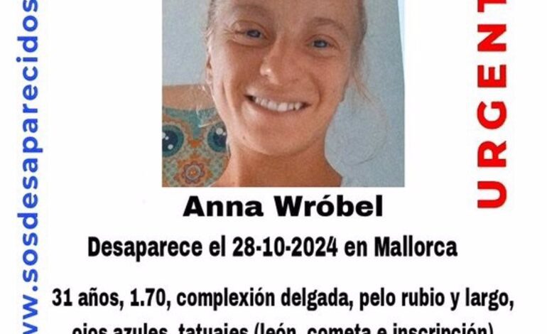 Buscan a una mujer de 31 años y vulnerable desaparecida en Mallorca desde hace más de dos semanas