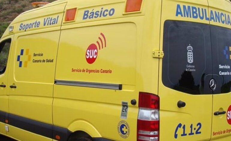 Una conductora muere tras una colisión lateral y posterior salida de la vía en El Rosario (Tenerife)