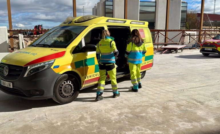 Muere un trabajador golpeado en la cabeza por una plancha de hormigón en San Martín de la Vega