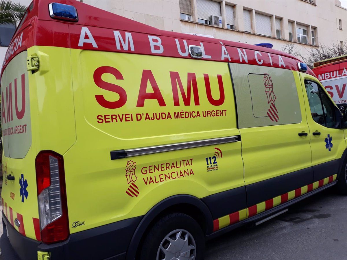 Dos heridos en un accidente entre dos vehículos en la CV-35 en Domeño (Valencia)