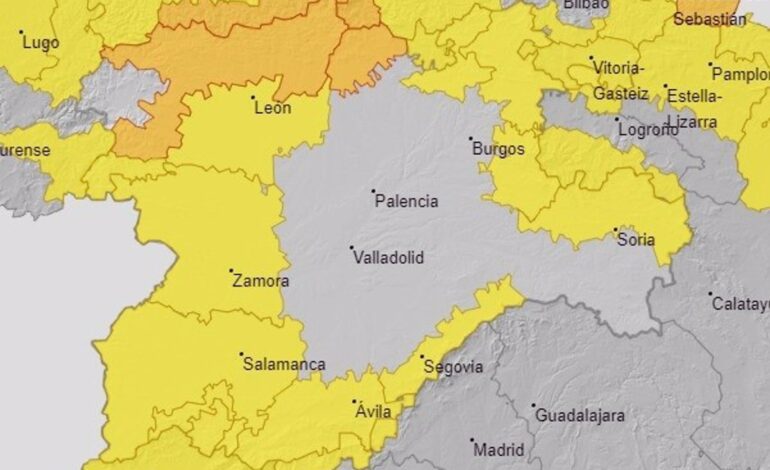 La borrasca Bert pondrá mañana en aviso naranja a León y Palencia por rachas de viento de hasta 100 km/h