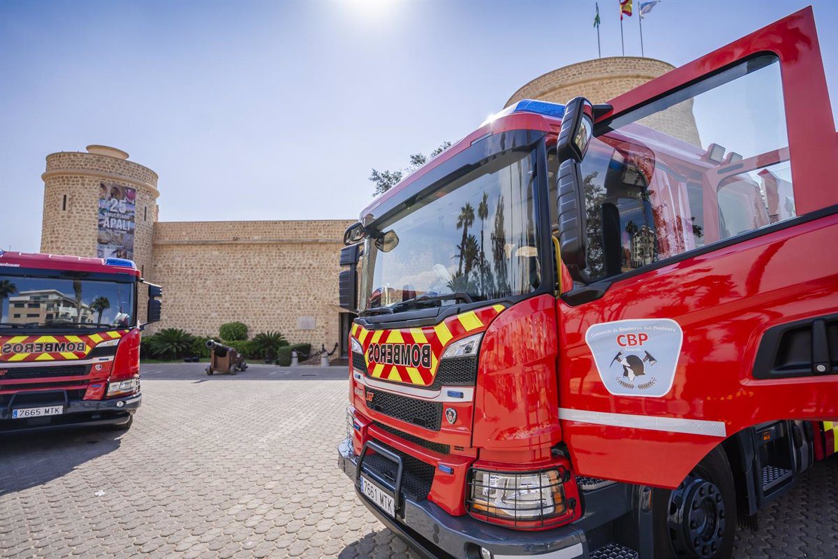 Investigan un incendo en un chiringuito de Balanegra (Almería) ante una posible fuga de gas