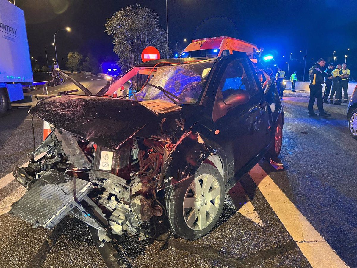 Muere un hombre tras el impacto de un coche en el centro de Madrid