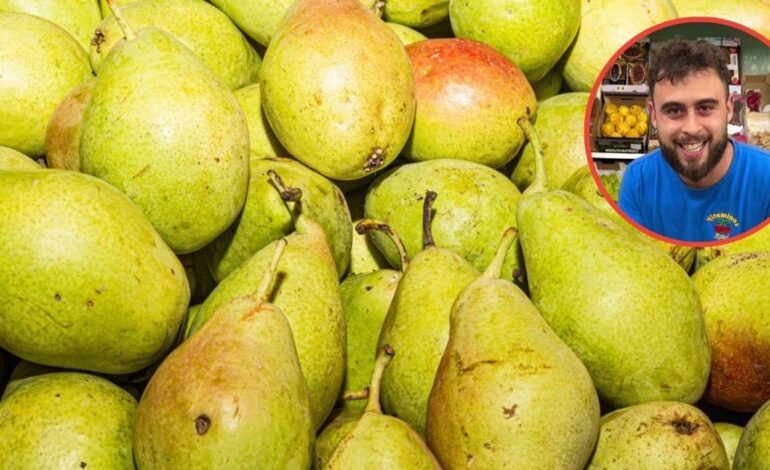 El truco infalible de un famoso frutero para saber que una pera está buena y no está modorra