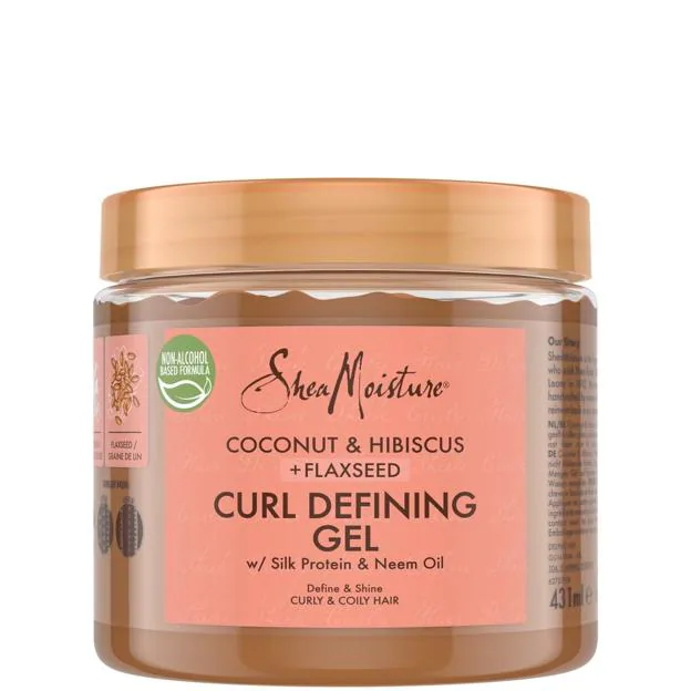 Gel de peinado definidor de coco e hibisco de Shea Moisture. Precio: 14,85 euros