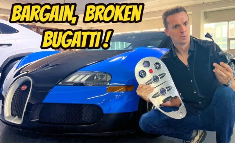 Un ‘youtuber’ cambia un Lamborghini Countach por un Bugatti Veyron y… sale mal