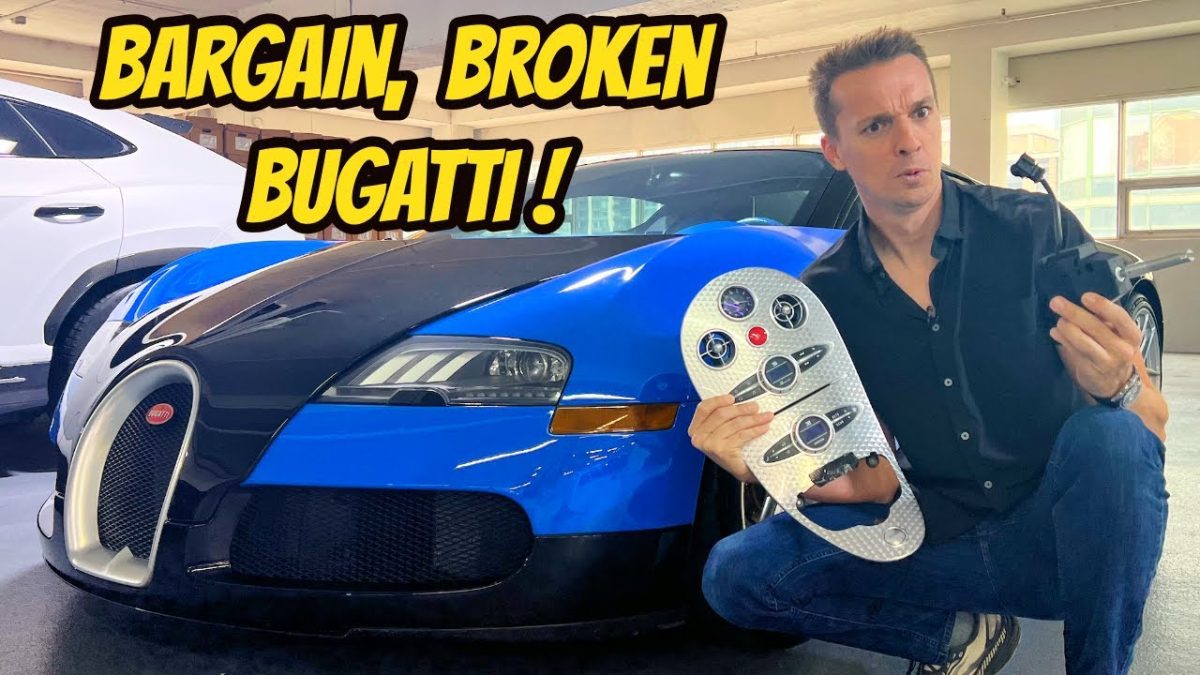 Un ‘youtuber’ cambia un Lamborghini Countach por un Bugatti Veyron y… sale mal