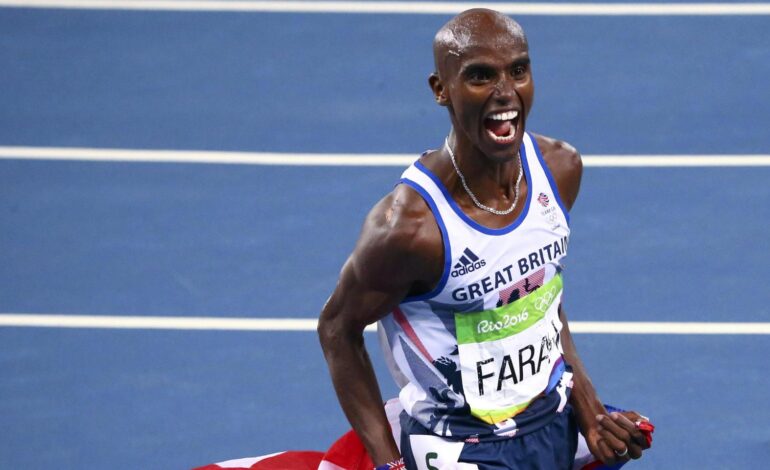 Mo Farah da caza corriendo a unos ladrones que le robaron el teléfono móvil y escapaban en una furgoneta