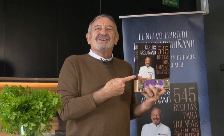 Karlos Arguiñano regresa con un nuevo libro: ‘545 recetas para triunfar’