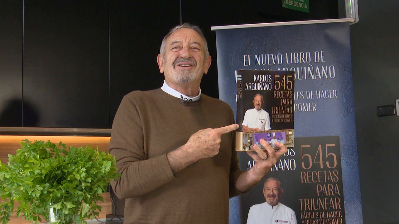 Karlos Arguiñano regresa con un nuevo libro: ‘545 recetas para triunfar’