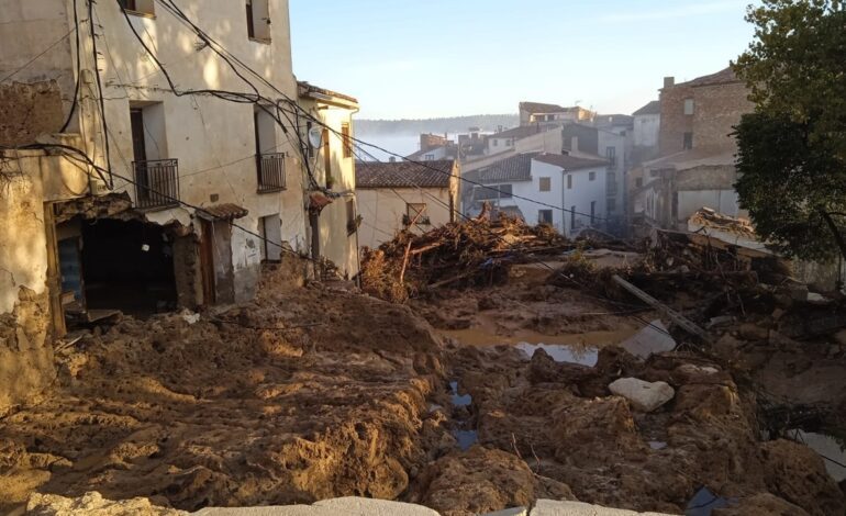 Letur, el pueblo destrozado por la DANA, recibirá un millón de euros de la Diputación de Albacete