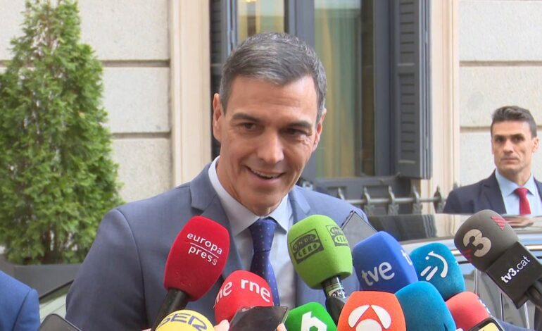 Pedro Sánchez responde a la moción de censura de Feijóo: «Sería una buena oportunidad…»