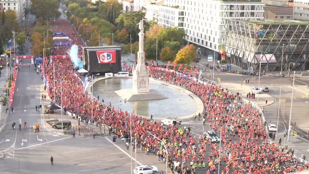 El emotivo minuto de silencio iniciado por Matías Prats por la DANA en la carrera Ponle Freno, que bate récords