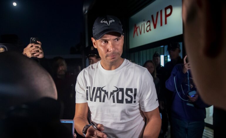 Rafa Nadal llega a Málaga para jugar el último torneo de su carrera: "Estoy preparado, si no, no estaría aquí"