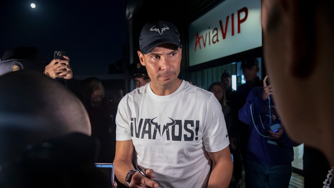 Rafa Nadal llega a Málaga para jugar el último torneo de su carrera: "Estoy preparado, si no, no estaría aquí"