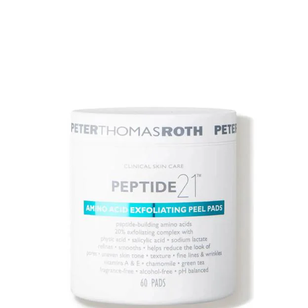 Peeling exfoliante con aminoácidos con péptido 21.