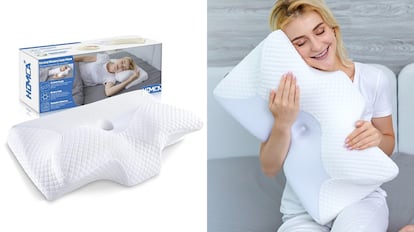 Se trata de una almohada antidolor que se vende en Amazon y que puedes utilizar para descansar bien por la noche.