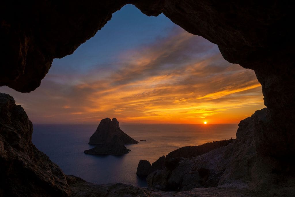 Islote de Es Vedra al atardecer, Sant Josep de Sa Talaia, Ibiza