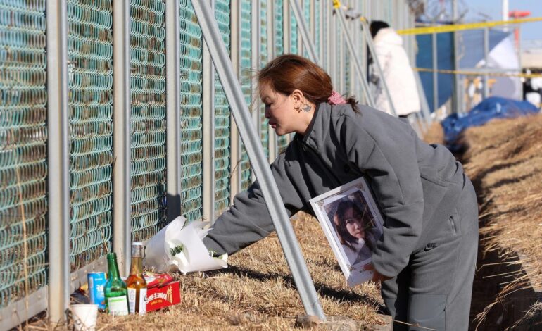 Problemas en las «cajas negras» retrasan la investigación del accidente aéreo en Corea del Sur