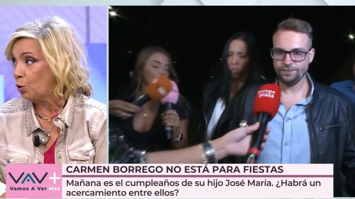 POLÉMICA JOSÉ MARÍA ALMOGUERA | Última hora sobre la relación entre Carmen Borrego y su hijo a unos días de entrar en GH Dúo: «Me había confundido y pedí perdón»