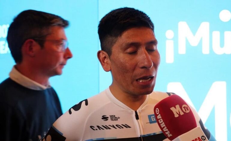 Nairo Quintana: «Me siento bien, no pienso en la retirada»