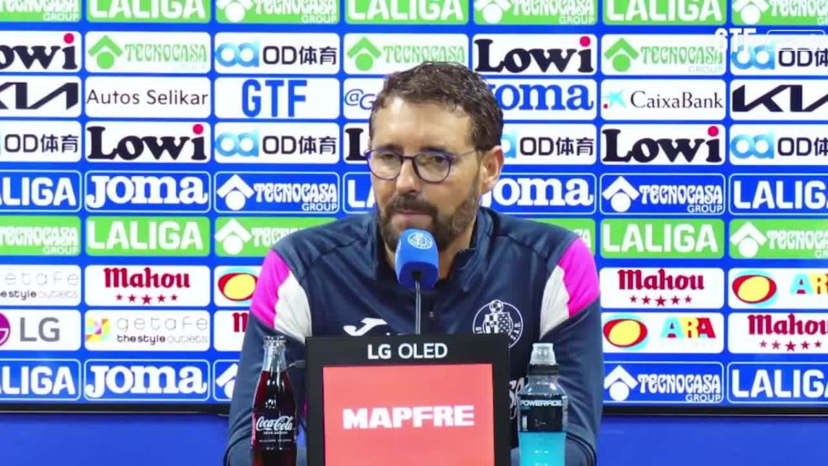 Getafe: Bordalás: “No puede ser que unos chicos del filial destaquen en el Bernabéu. Eso le toca a otros”