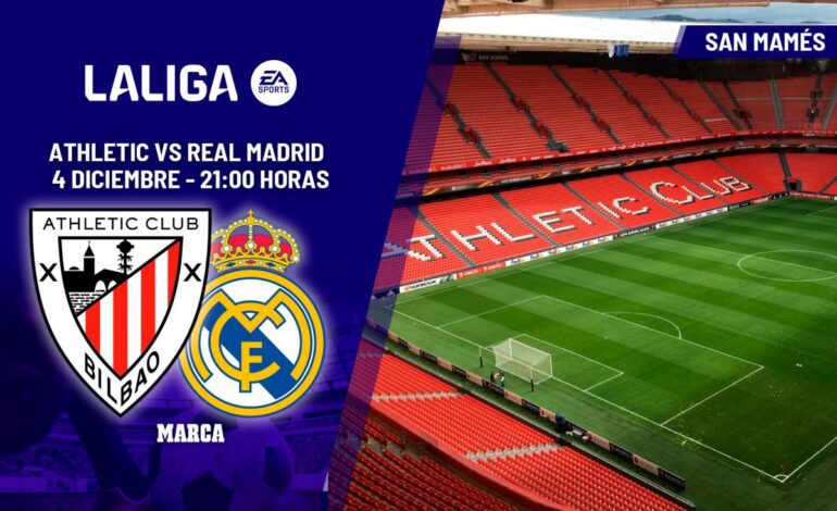 Real Madrid: Alineaciones probables del Athletic Club – Real Madrid, partido de LaLiga EA Sports