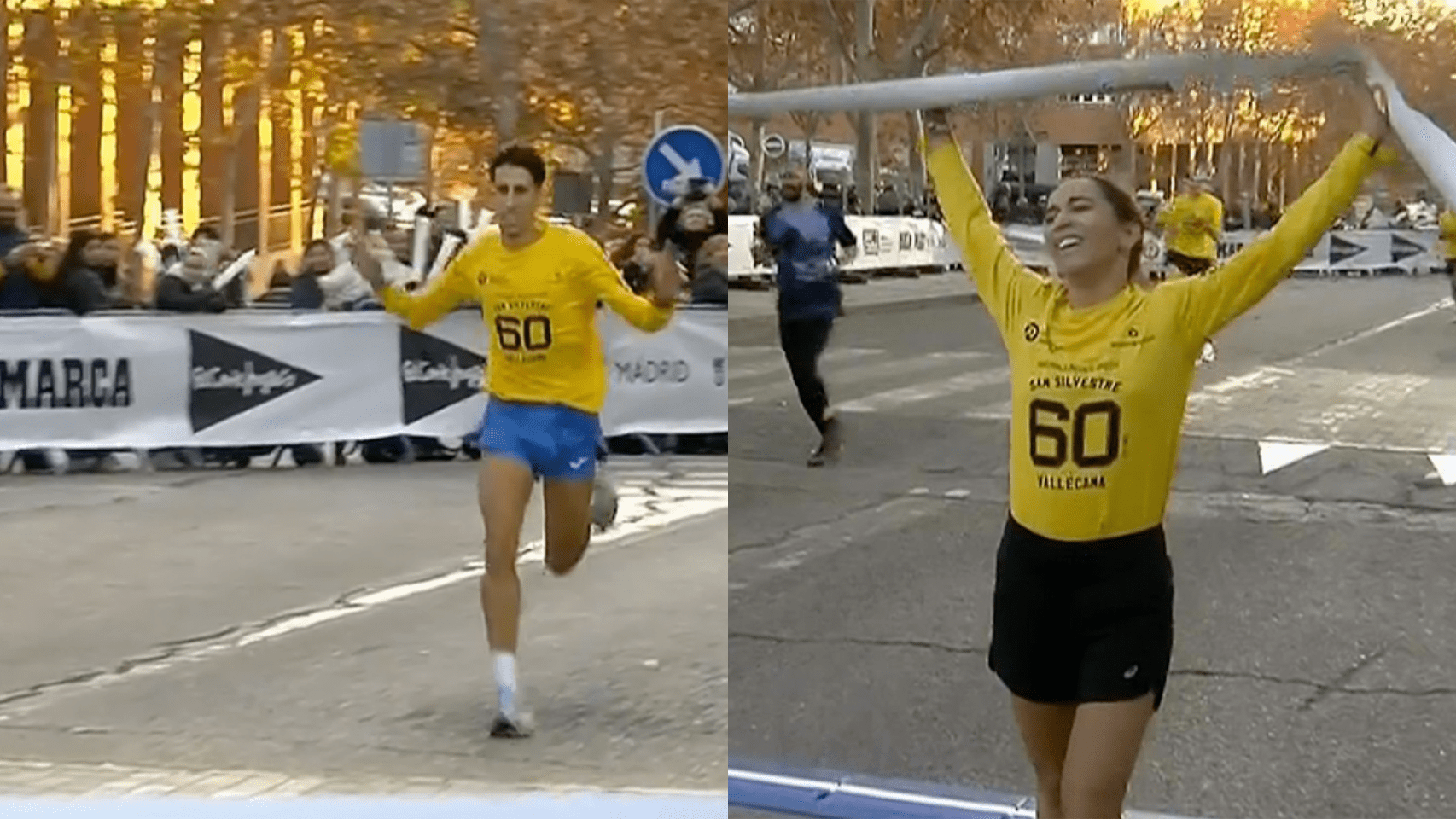 Mohamed Massat se lleva la victoria en la San Silvestre Vallecana popular; Esther Ramos gana la femenina