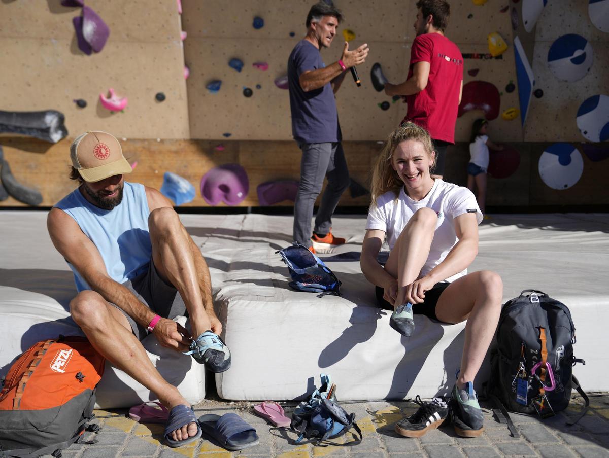 Evento Climbing Madrid 2024- Clinic de Chris Sharma, Shauna Coxsey y Carlos Suárez