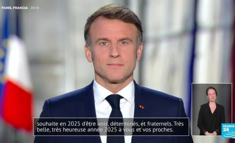 "Hemos resistido a las peores crisis": Macron en su mensaje de Nochevieja