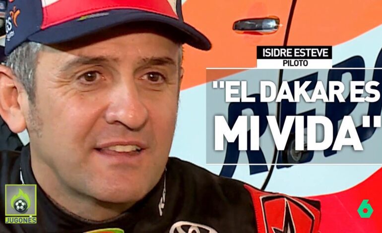 Isidre Esteve, ante su vigésimo Dakar: «Es mi vida…»