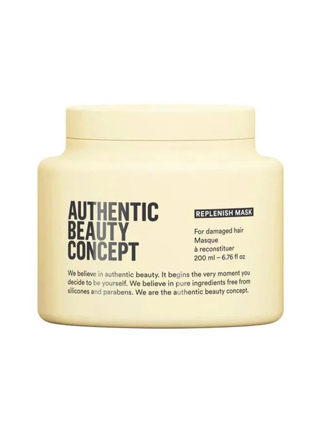 Auténtica mascarilla reparadora Beauty Concept para cabello dañado.