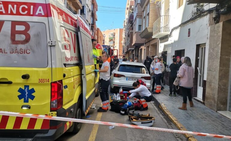 Muere una mujer en un incendio en una vivienda de Valencia