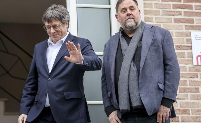 Junqueras y Puigdemont se reúnen en Waterloo