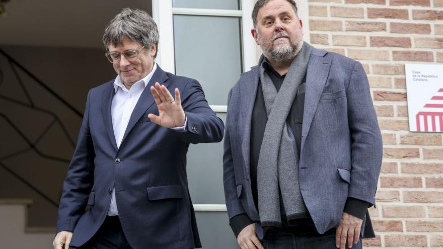 Junqueras y Puigdemont se reúnen en Waterloo