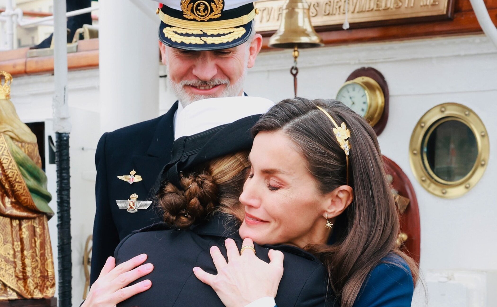 «¿Dónde está mi chica?»: Las tiernas palabras de la Reina Letizia buscando a la Princesa Leonor en el Juan Sebastián Elcano