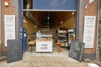 La panadería St Johns, situada en la milla de Bermondsey, en Londres (Inglaterra).