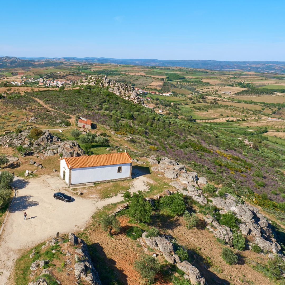 Panorámica desde el castillo de Algoso, Portugal