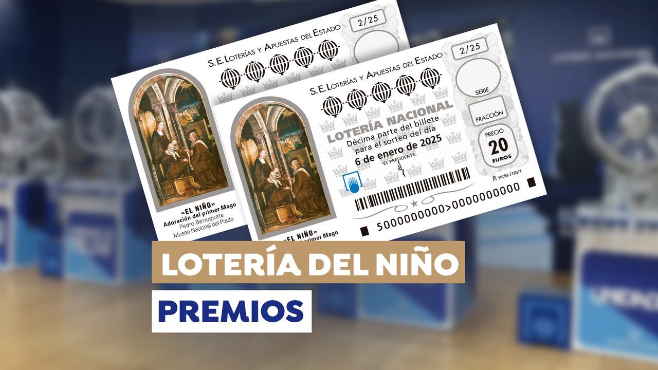 Premios que tienen reintegro en la Lotería del Niño 2025