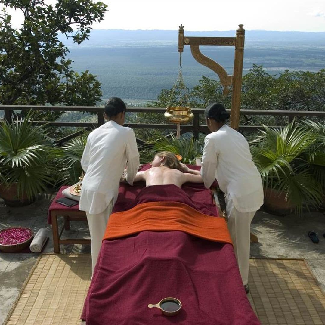 Ananda en el Himalaya, India 