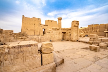 El templo de Edfu, dedicado al dios Horus.