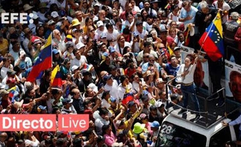 Directo | Manifestaciones a favor y en contra de la toma de posesión de Nicolás Maduro