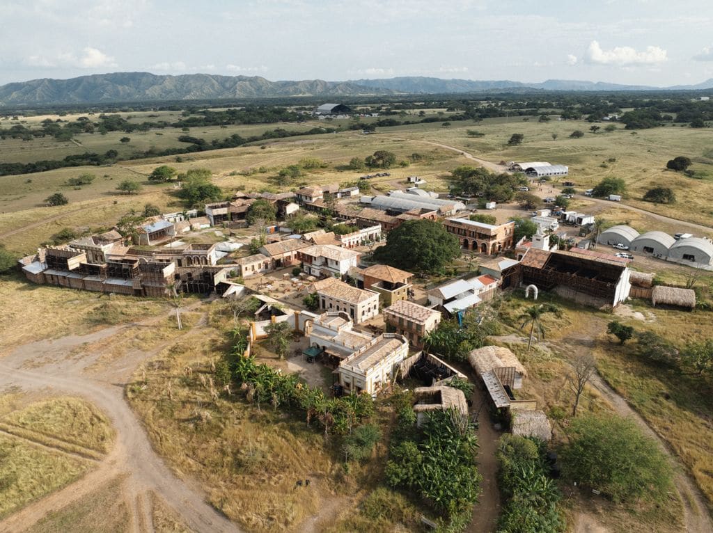 Marco de vista aérea Colombia cien años de soledad.