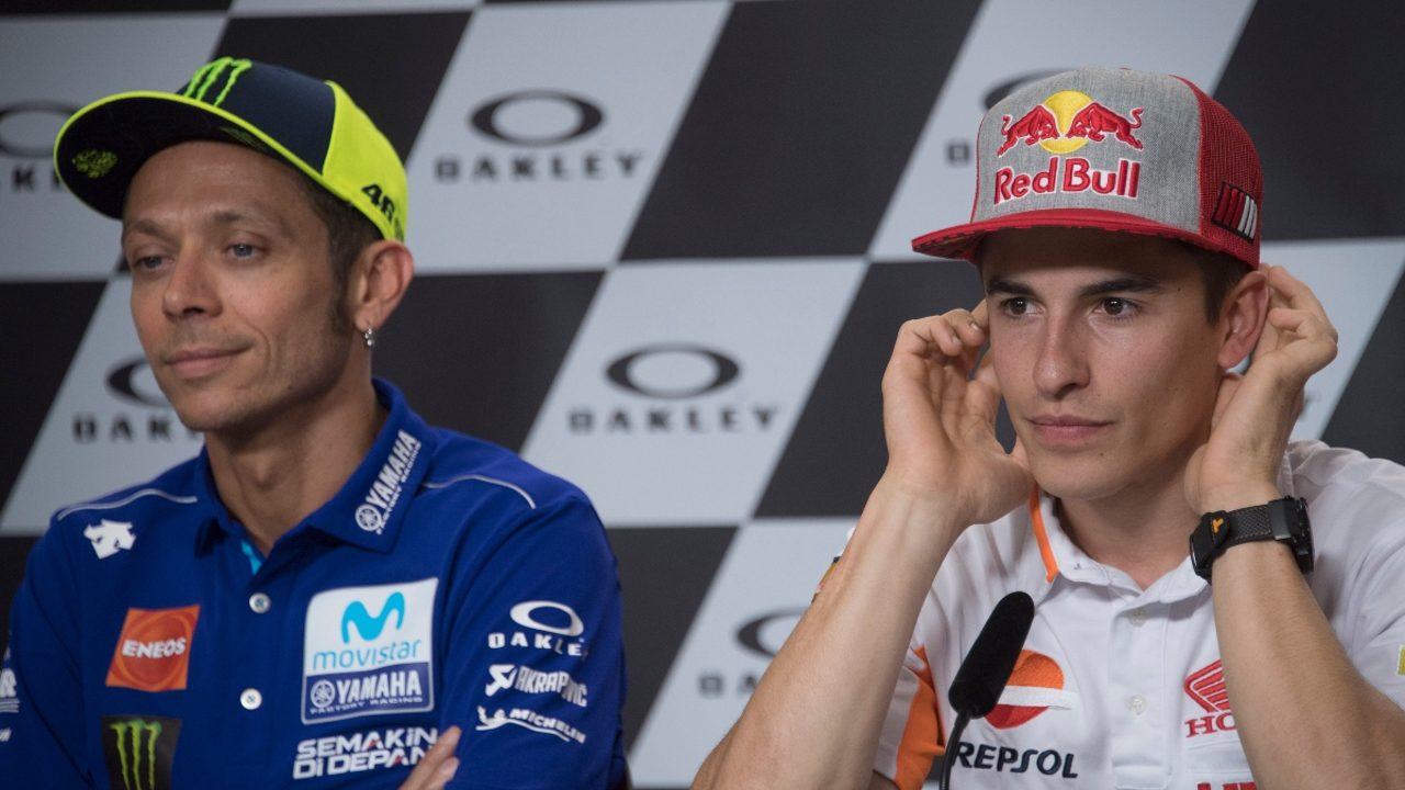 La definición que un bicampeón de MotoGP hace de Marc Márquez y Valentino Rossi: «Astuto…»