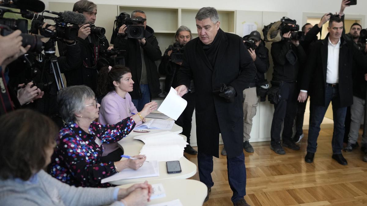 Milanović gana y continuará siendo el presidente de Croacia, según los sondeos a pie de urna