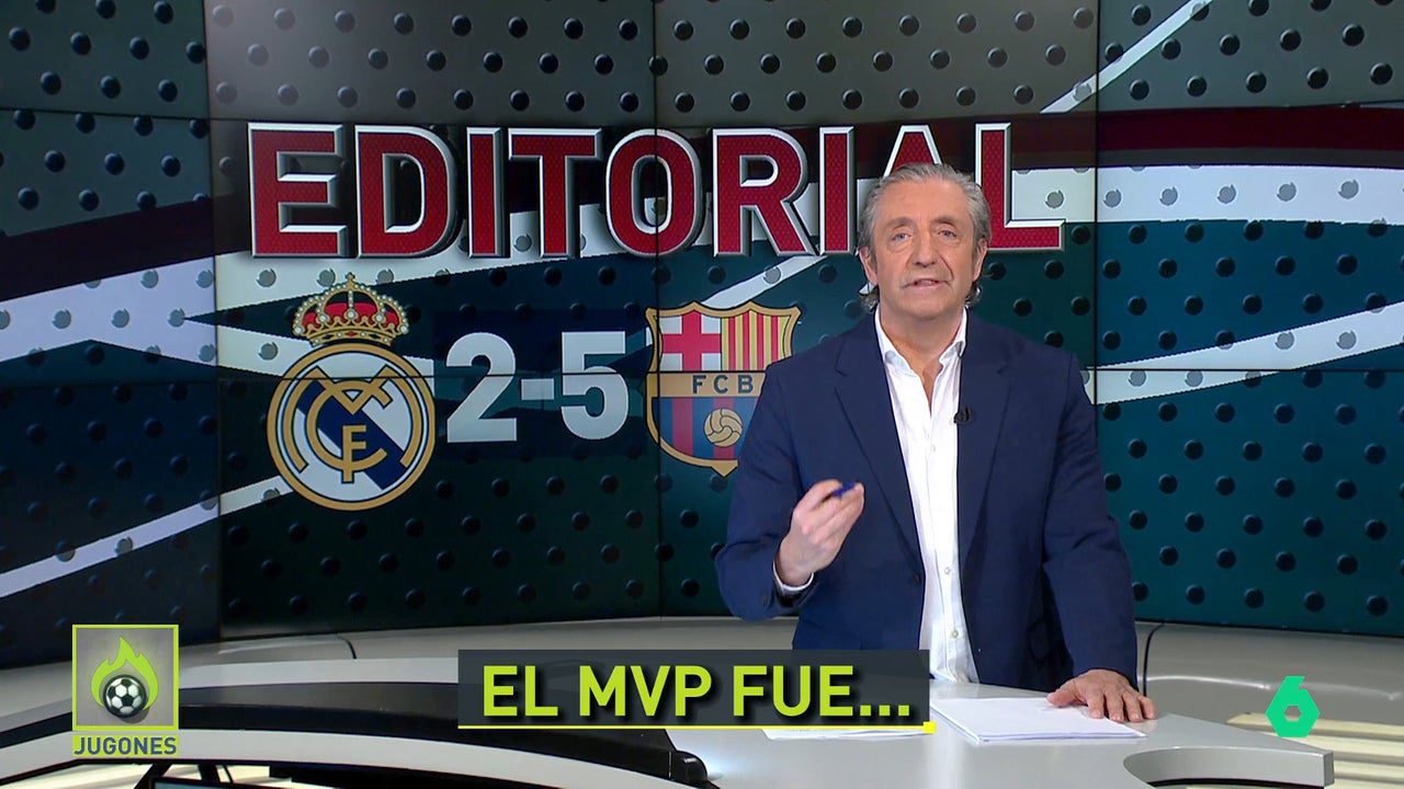 Imperdible editorial de Josep Pedrerol tras la «humillación» del Barça al Real Madrid