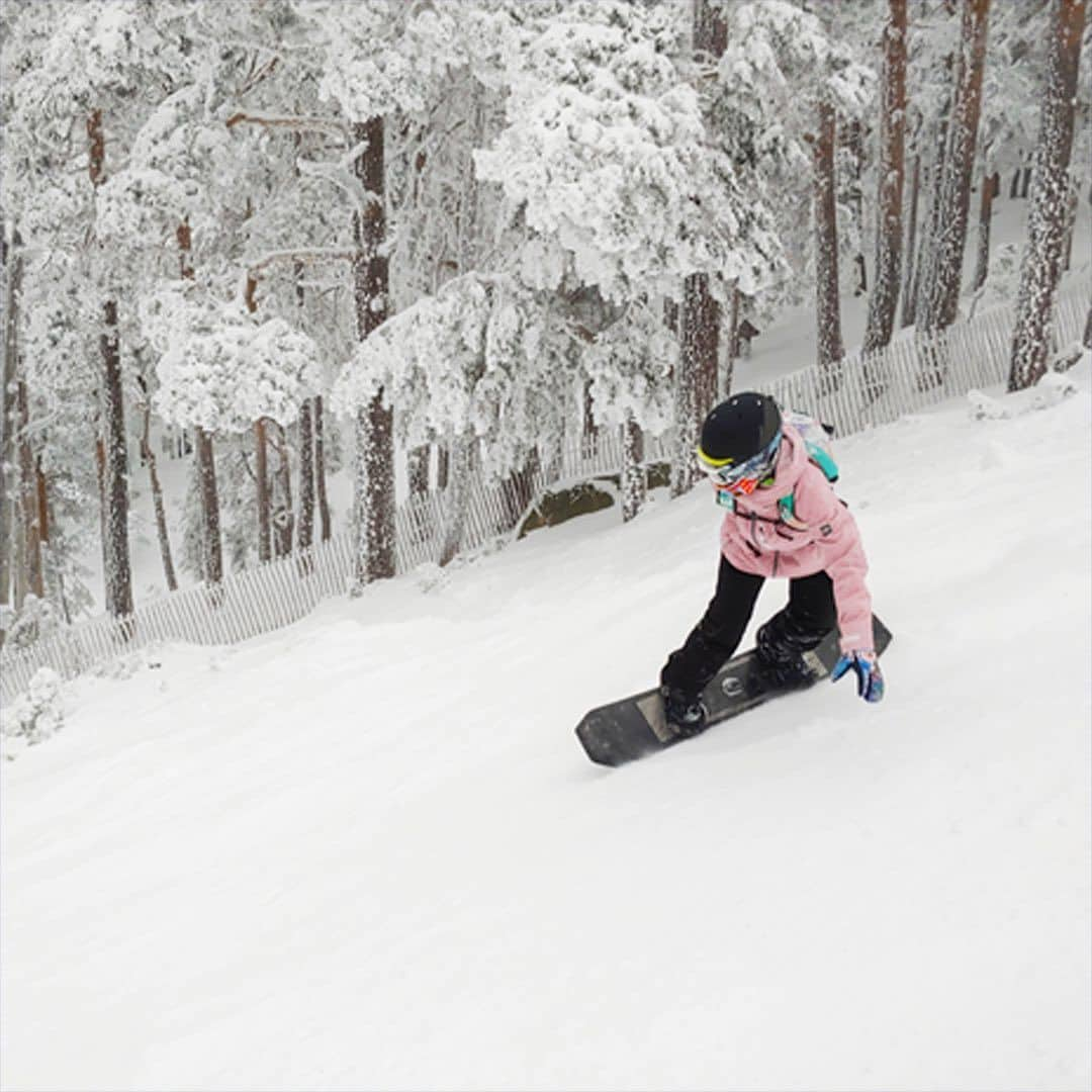 Snowboard en el Puerto de Navacerrada