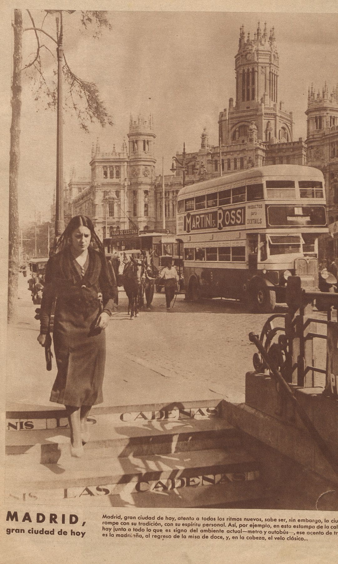 Revista Mundo Gráfico, 1935. Exposición en el CentroCentro Vida del Palacio de Cibeles.